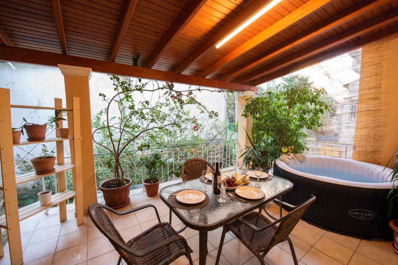 Luxury Katrinas Apartment With Outdoor Jacuzzi Corfu  Екстериор снимка