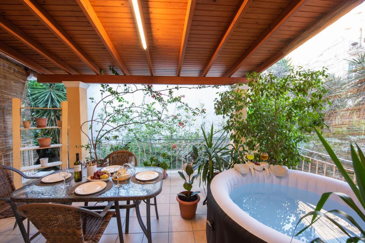 Luxury Katrinas Apartment With Outdoor Jacuzzi Corfu  Екстериор снимка
